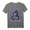 Guten Morgen? Ganz Dünnes Eis! Lustiges Katzen Kaffee T-Shirt – Sarkastisches Geschenk für Morgenmuffel, Katzen- und Kaffee-Liebhaber