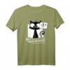 Schwarze Katze Allergisch Spruch Katzenliebhaber T-Shirt – Lustiges Geschenk für Katzenfans, Katzenmamas & Kinderlose Katzenbesitzer