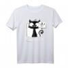 Schwarze Katze Allergisch Spruch Katzenliebhaber T-Shirt – Lustiges Geschenk für Katzenfans, Katzenmamas & Kinderlose Katzenbesitzer