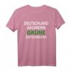 HapKitten T-Shirt - Lustiges Anti-Politik Sprüche Shirt mit Spruch 'Grüne Entsorgen!!!' - Damen & Herren, klassisch geschnitten