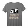 Offizielles Schlafshirt Pyjama mit Pandabär - Lustiges Geschenk für Langschläfer, Morgenmuffel und Nachteulen