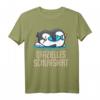Offizielles Schlafshirt Pinguin mit lustigem Spruch – Perfektes Geschenk für Pinguin Fans, Geburtstag & Weihnachten für Damen, Herren, Mädchen & Jungen