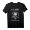 Bogenschießen T-Shirt mit Spruch - Lustiges Design für Bogenschützen, Vereinsmitglieder & Trainer, Perfekt als Geschenk zu Weihnachten & Geburtstag