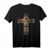 Jesus Löwe Judah Kreuz T-Shirt – Christliches Geschenk für Christen, Bibel und Glauben, perfekt für Geburtstag und Weihnachten