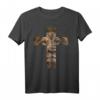 Jesus Löwe Judah Kreuz T-Shirt – Christliches Geschenk für Christen, Bibel und Glauben, perfekt für Geburtstag und Weihnachten