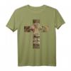 Jesus Löwe Judah Kreuz T-Shirt – Christliches Geschenk für Christen, Bibel und Glauben, perfekt für Geburtstag und Weihnachten