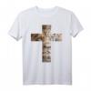 Jesus Löwe Judah Kreuz T-Shirt – Christliches Geschenk für Christen, Bibel und Glauben, perfekt für Geburtstag und Weihnachten