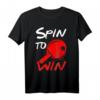 Lustiges Tischtennis T-Shirt mit Spruch 'Spring to Win' – Witziges Geschenk für Tischtennisspieler & Trainer für Turniere
