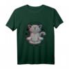 Acro Vinyasa Hatha Yoga Katze Meditation T-Shirt – Lustiges Geschenk für Yoga- und Katzenliebhaber, Männer und Frauen