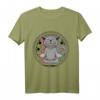 Acro Vinyasa Hatha Yoga Katze Meditation T-Shirt – Lustiges Geschenk für Yoga- und Katzenliebhaber, Männer und Frauen