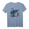 Schlagzeuger T-Shirt Musikliebhaber Geschenk - Perfekt für Musiker, Festivals & Konzerte zum Geburtstag & Weihnachten