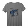 Schlagzeuger T-Shirt Musikliebhaber Geschenk - Perfekt für Musiker, Festivals & Konzerte zum Geburtstag & Weihnachten