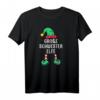 Große Schwester Elfe Partnerlook Familien Outfit Weihnachten - Lustiges Weihnachts-T-Shirt für Familie und Freunde