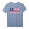 USA Flagge Shirt mit Schriftzug und Flagge - Perfektes Geschenk für Amerika-Fans, Patriot & Sportliebhaber