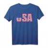 USA Flagge Shirt mit Schriftzug und Flagge - Perfektes Geschenk für Amerika-Fans, Patriot & Sportliebhaber