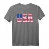 USA Flagge Shirt mit Schriftzug und Flagge - Perfektes Geschenk für Amerika-Fans, Patriot & Sportliebhaber