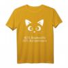 80% Baumwolle 20% Katzenhaare - Lustiges Katzen T-Shirt mit Spruch – Perfektes Geschenk für Katzenliebhaber & Tierfreunde zu Geburtstag & Weihnachten