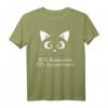 80% Baumwolle 20% Katzenhaare - Lustiges Katzen T-Shirt mit Spruch – Perfektes Geschenk für Katzenliebhaber & Tierfreunde zu Geburtstag & Weihnachten