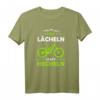 E-MTB T-Shirt - Lächeln Statt Hecheln! Lustiges Fahrrad Design für Mountain Biker, E-Bike und Pedelec Fahrer – Perfektes Geschenk für Radfahrer zum Geburtstag oder Weihnachten