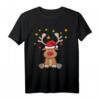 Weihnachten Shirt mit Rudolf Rentier Motiv – Lustiges Nikolaus T-Shirt für Familie, Partnerlook & Tierfans als Geschenk