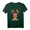 Weihnachten Shirt mit Rudolf Rentier Motiv – Lustiges Nikolaus T-Shirt für Familie, Partnerlook & Tierfans als Geschenk