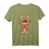 Weihnachten Shirt mit Rudolf Rentier Motiv – Lustiges Nikolaus T-Shirt für Familie, Partnerlook & Tierfans als Geschenk