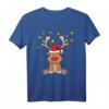 Weihnachten Shirt mit Rudolf Rentier Motiv – Lustiges Nikolaus T-Shirt für Familie, Partnerlook & Tierfans als Geschenk