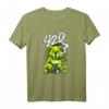 Bär mit Joint T-Shirt | Kiffer Weed Gras Don't Care 420 - Lustiges Geschenk für Cannabis Fans & Legalisierungsbefürworter