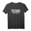 T-Shirt Techno Ihr Ficker – Rave Disko Geschenk mit Spruch für Festival & Party, Lustiges Techno T-Shirt für Männer & Frauen
