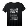 Grillchef Papa T-Shirt - Lustiges Vintage BBQ Design mit Spruch für Vatertag, Grillmeister & BBQ-Liebhaber