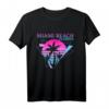 Miami Beach Retro 80s & 90s Vaporwave Synthwave T-Shirt – Buntes Oldschool Outfit für Partys und Alltag