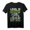 Level 10 Jahre Geburtstagsshirt für Jungen Gamer - Legendär seit 2013 Gaming Controller Motiv, ideales Geschenk zum Geburtstag & für LAN-Partys