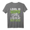 Level 10 Jahre Geburtstagsshirt für Jungen Gamer - Legendär seit 2013 Gaming Controller Motiv, ideales Geschenk zum Geburtstag & für LAN-Partys
