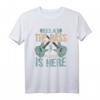 Relax The Bass Player Is Here Bassgitarre Bassist Gitarre T-Shirt – Lustiges Musiker-Design für Bassgitarristen & Bandmitglieder
