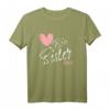 Big Sister 2023 - Herz T-Shirt zum Schwangerschaft verkünden & Überraschungsgeschenk für die große Schwester 2023