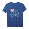 Big Sister 2023 - Herz T-Shirt zum Schwangerschaft verkünden & Überraschungsgeschenk für die große Schwester 2023