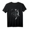 Wolf Porträt Blaue Augen - Tiermotiv T-Shirt für Tierliebhaber & Naturfreunde