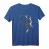 Wolf Porträt Blaue Augen - Tiermotiv T-Shirt für Tierliebhaber & Naturfreunde