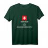 Chuchichäschtli Schweizerdeutsch T-Shirt – Lustiges Dialekt Spruchshirt mit Schweizer Kreuz für Schweiz-Liebhaber, perfekt als Geschenk