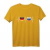 Deutschland Russland Flaggen T-Shirt für Doppelstaatsbürger - Zeige deine Verbundenheit bei Urlaub und Städtetrip