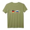 Deutschland Russland Flaggen T-Shirt für Doppelstaatsbürger - Zeige deine Verbundenheit bei Urlaub und Städtetrip