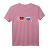 Deutschland Russland Flaggen T-Shirt für Doppelstaatsbürger - Zeige deine Verbundenheit bei Urlaub und Städtetrip