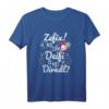 Zefix Wo zum Deifi is mei Dirndl Trachtenshirt Damen – Lustiges Oktoberfest T-Shirt mit Edelweiß & Hirsch, Geschenk für Frauen & Mädchen