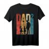 Papa Squared Vatertag T-Shirt – Zwei Mädchen, Zwei Töchter, Perfektes Geschenk für den besten Papa oder Ehemann