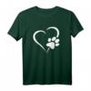 Hunde Welpen Pfoten Herz T-Shirt – Das perfekte Geschenk für Hundeliebhaber, Katzenfans und Tierfreunde zu Weihnachten, Geburtstagen oder Gassi gehen