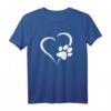 Hunde Welpen Pfoten Herz T-Shirt – Das perfekte Geschenk für Hundeliebhaber, Katzenfans und Tierfreunde zu Weihnachten, Geburtstagen oder Gassi gehen