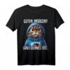 Guten Morgen - Ganz dünnes Eis Kaffee Spruch Lustiges T-Shirt für Morgenmuffel, Schichtarbeiter & Katzenliebhaber