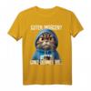 Guten Morgen - Ganz dünnes Eis Kaffee Spruch Lustiges T-Shirt für Morgenmuffel, Schichtarbeiter & Katzenliebhaber
