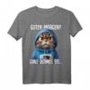Guten Morgen - Ganz dünnes Eis Kaffee Spruch Lustiges T-Shirt für Morgenmuffel, Schichtarbeiter & Katzenliebhaber