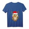 Lustiges Weihnachts-Eule T-Shirt mit V-Ausschnitt für Damen – Perfekt für Weihnachtsfeier, Markt & als Geschenk für Kinder, Partner & Familie